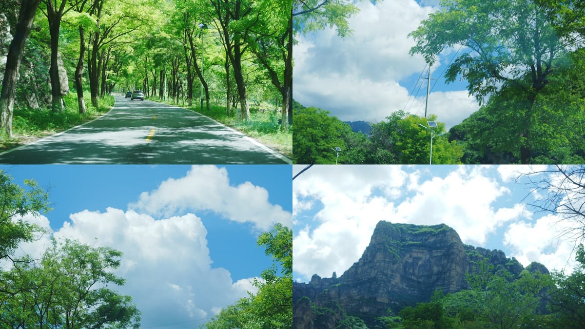 Beiling Mountain in the outskirts of Beijing